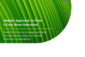 Holistic approach ecoat white paper