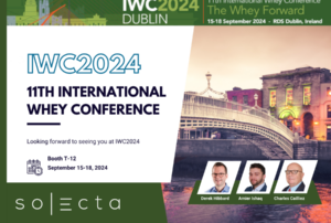 International Whey Conference 2024 Sept 15-18, 2024, in Dublin, Ireland.